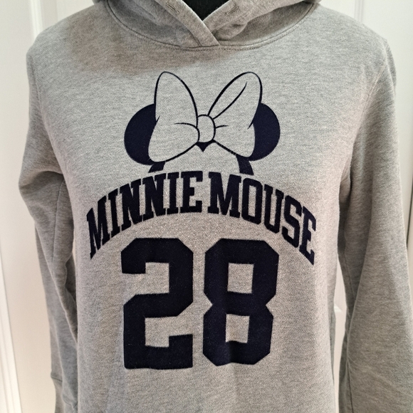 Uniqlo x Disney Minnie Mouse Sweatshirt Dress Women's Medium Hoodie Grey Tunic - Picture 2 of 12